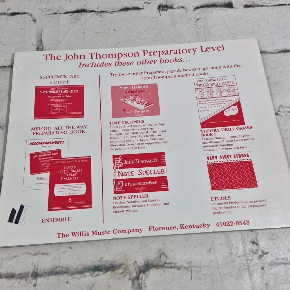 John Thompsons Note Speller A Music Writing Book Willis Music Co Softcover